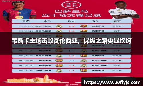 韦斯卡主场击败瓦伦西亚，保级之路更显坎坷